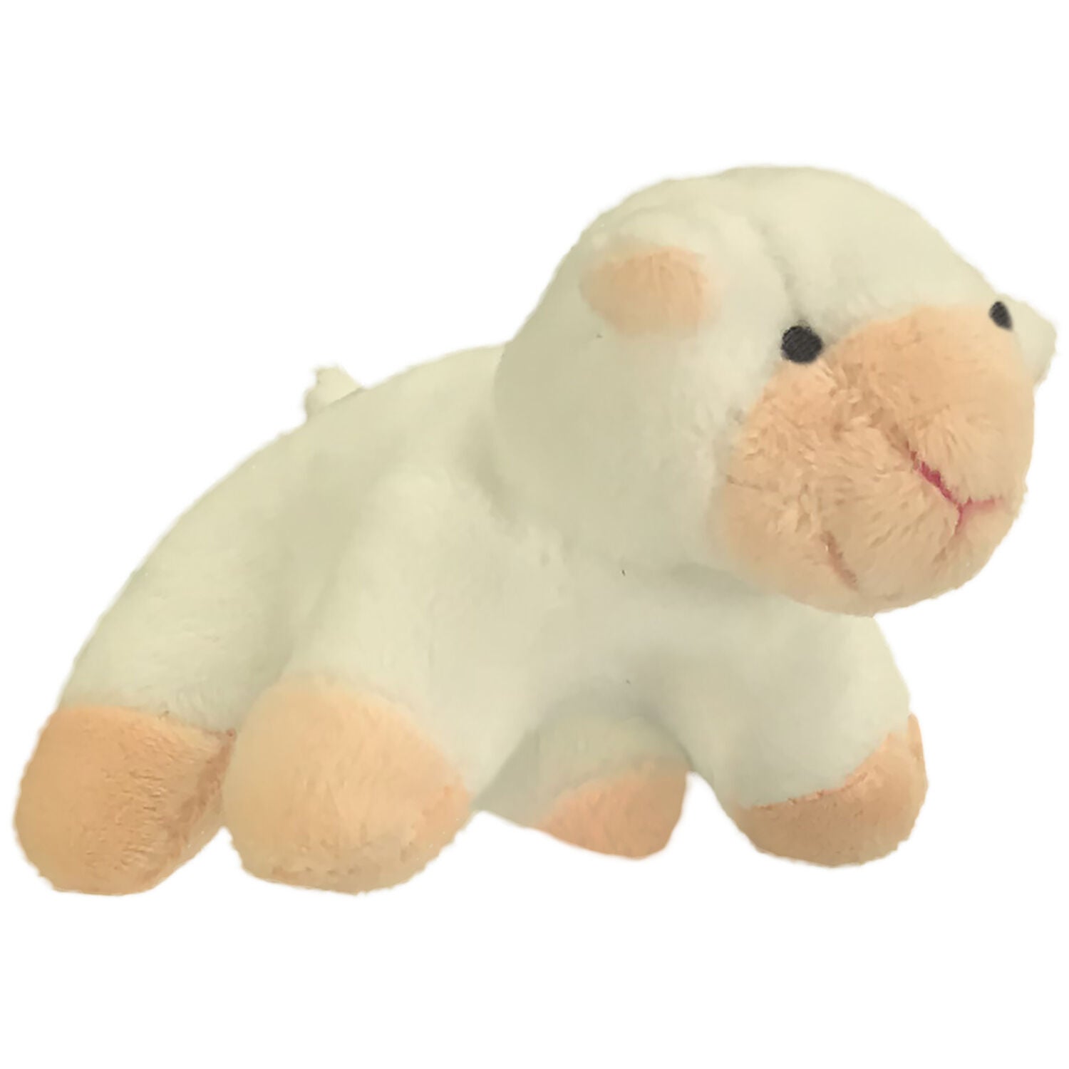 Pet Sport Tiny Tots Barn Buddy Plush Dog Toy, Lola Lamb - 3"