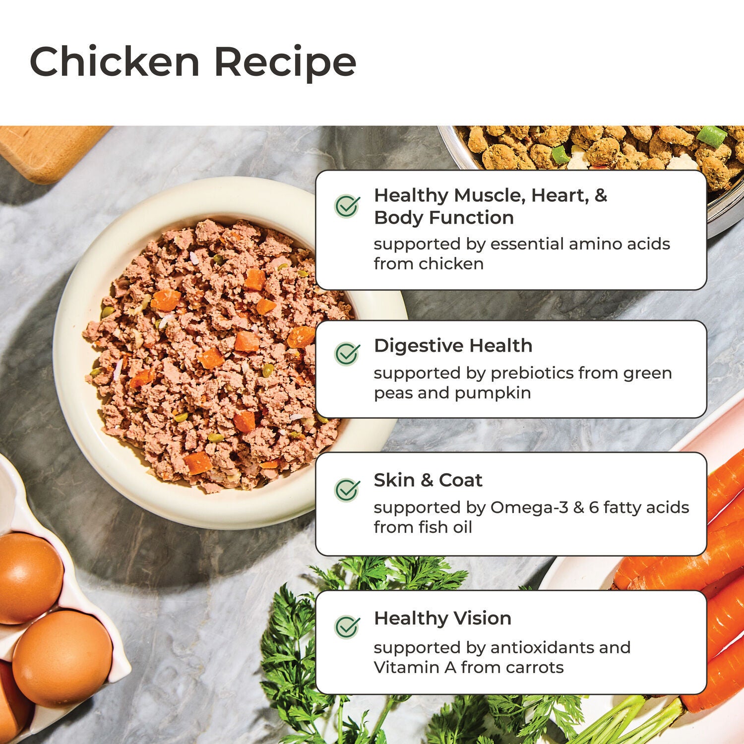 Freshpet Vital Clean Nutrition Fresh Dog Food, Chicken Recipe,  6-Lb Roll