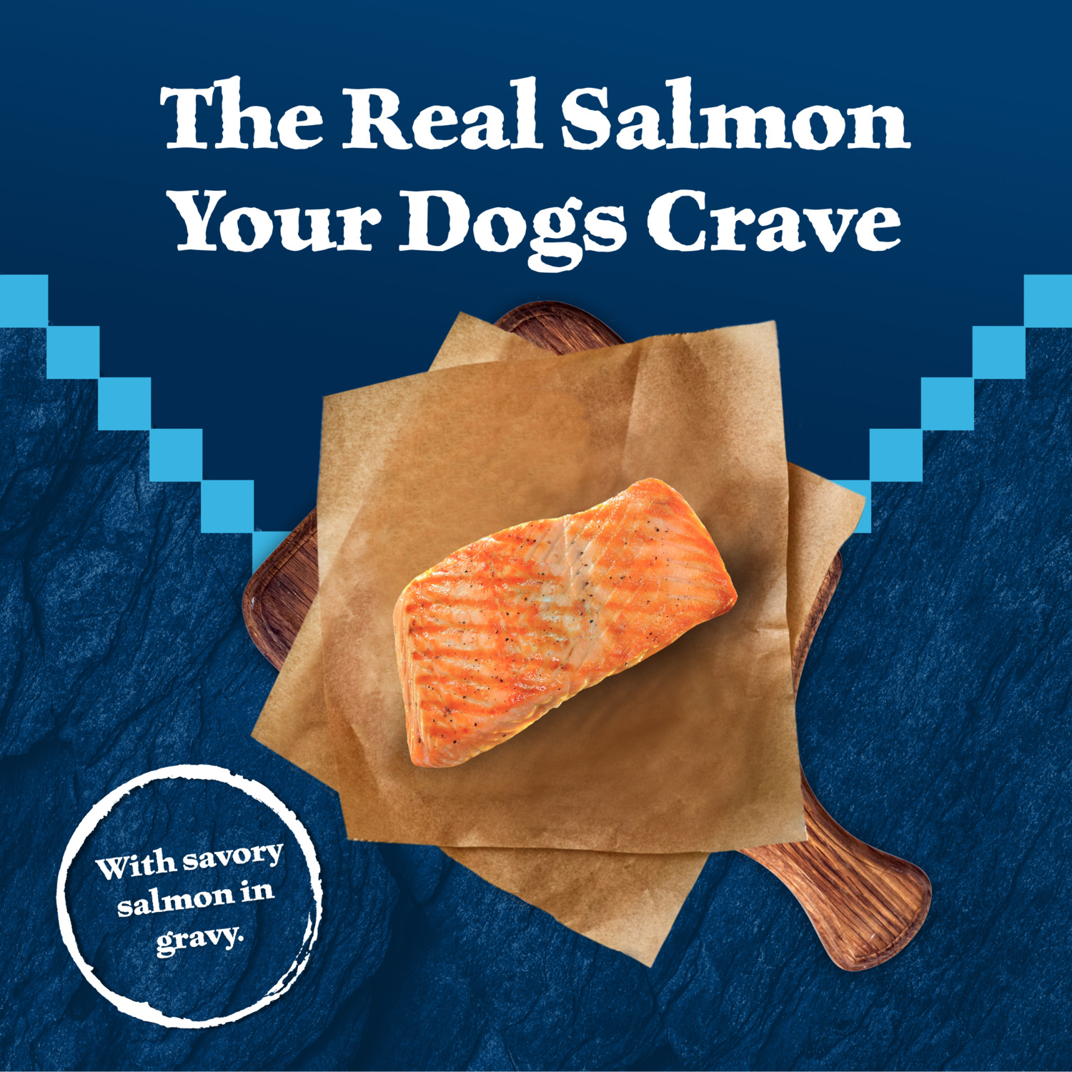 Blue Buffalo Wilderness Wolf Creek Stew Natural Wet Dog Food, Hearty Salmon Stew Recipe; 12.5-Oz