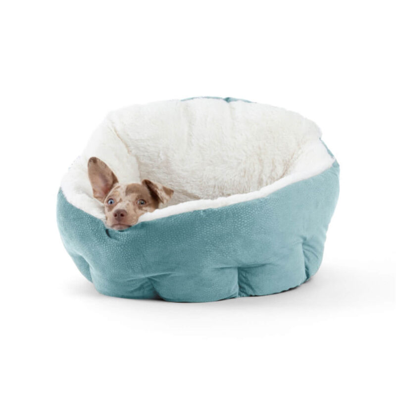 Best Friends By Sheri Ortho Comfort Deep Dish Cuddler Pet Bed, Aqua