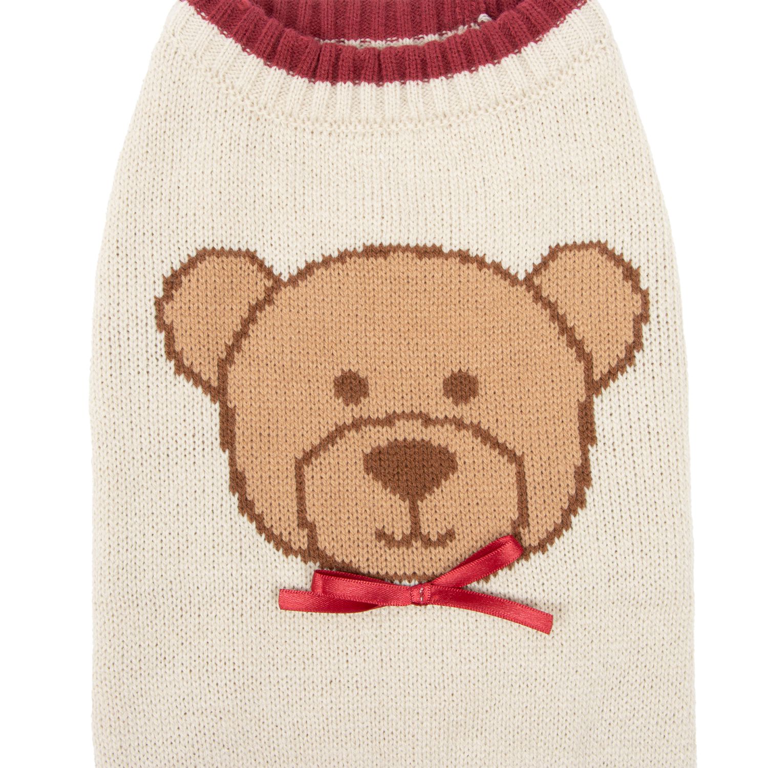 Aristopet Tan Teddy Bear Dog Sweater, Extra Small