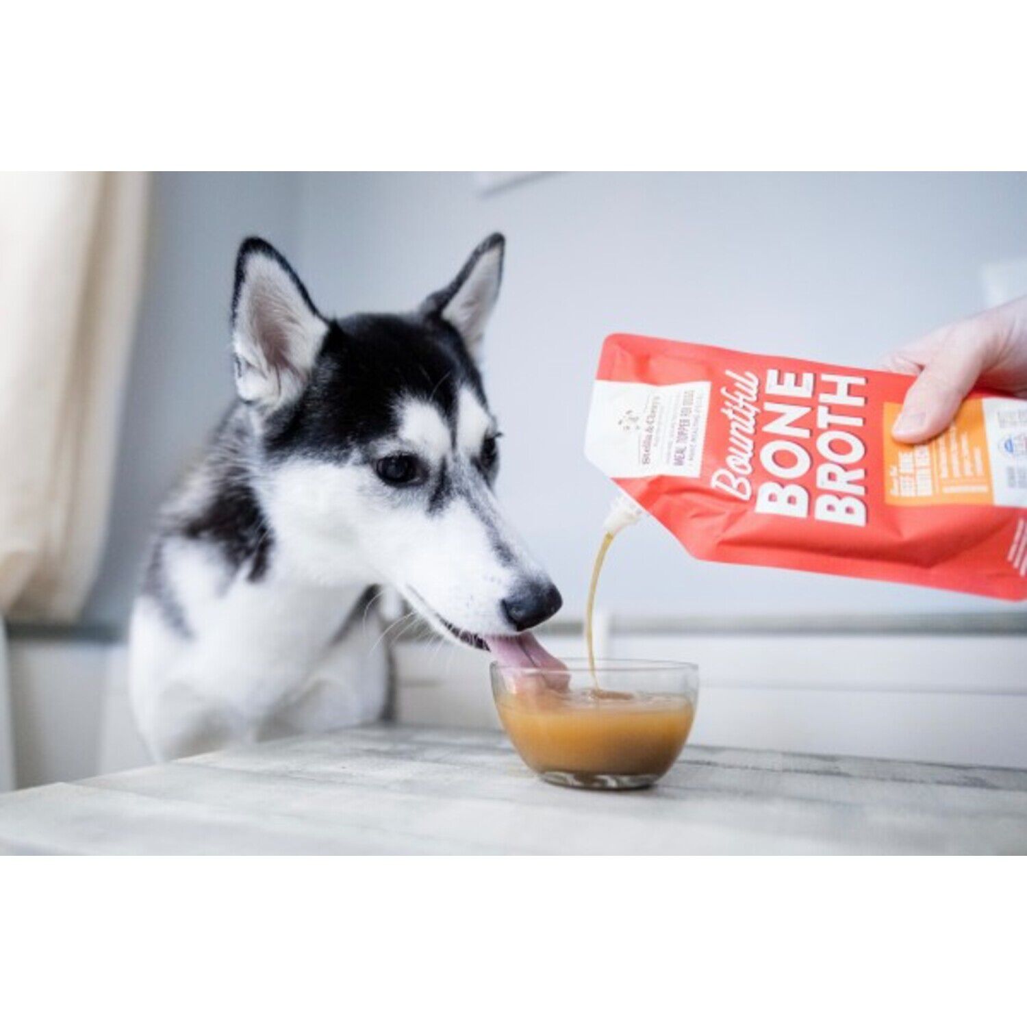Stella & Chewy's Bountiful Bone Broth Grass Fed Beef Recipe Wet Dog Food Topper, 16-Oz Pouch
