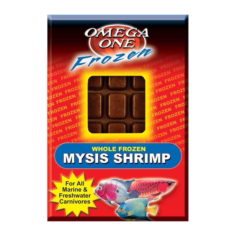 Frozen Mysis Shrimp Cube Pack 3.5 Oz Fish Food image number 1