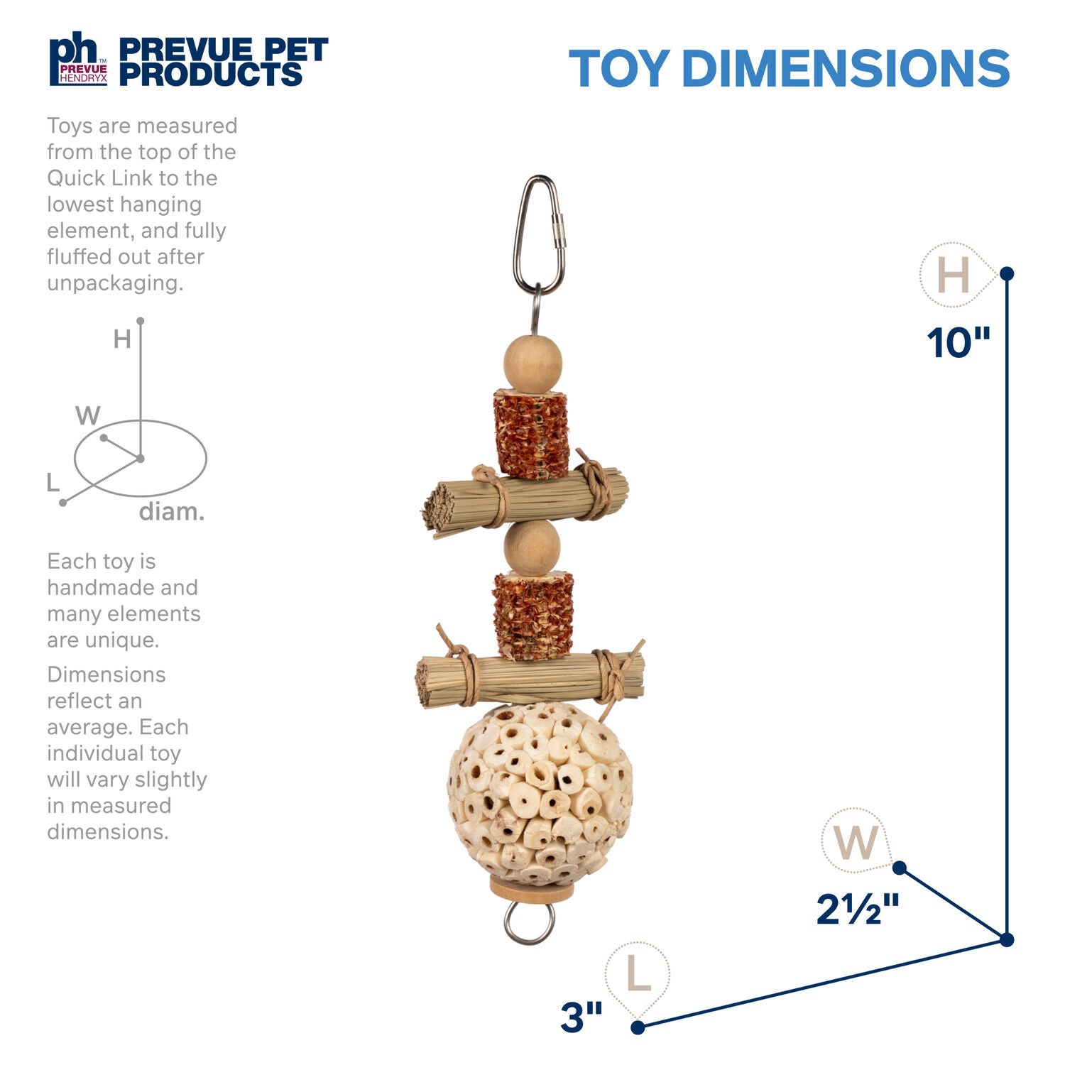 Prevue Pet Products Lunchin' Logs Enrichment Bird Toy