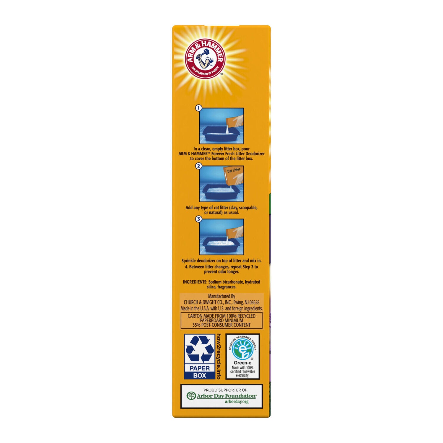 Arm & Hammer Forever Fresh Lavender Scented Cat Litter Deodorizer, 30Oz