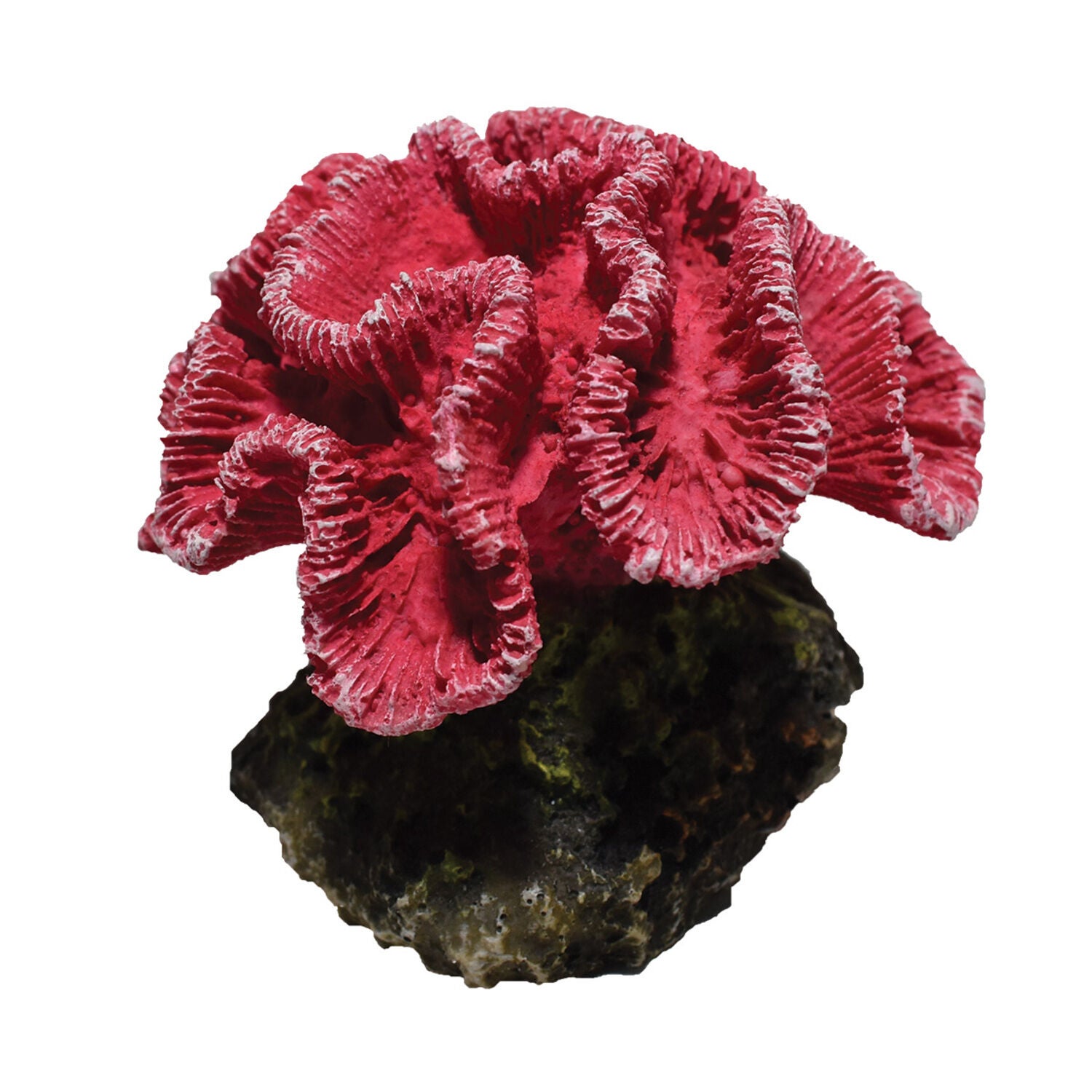 Aquarium Solutions Resin Ornament For Fish Aquariums - Pink Coral, 2.95"