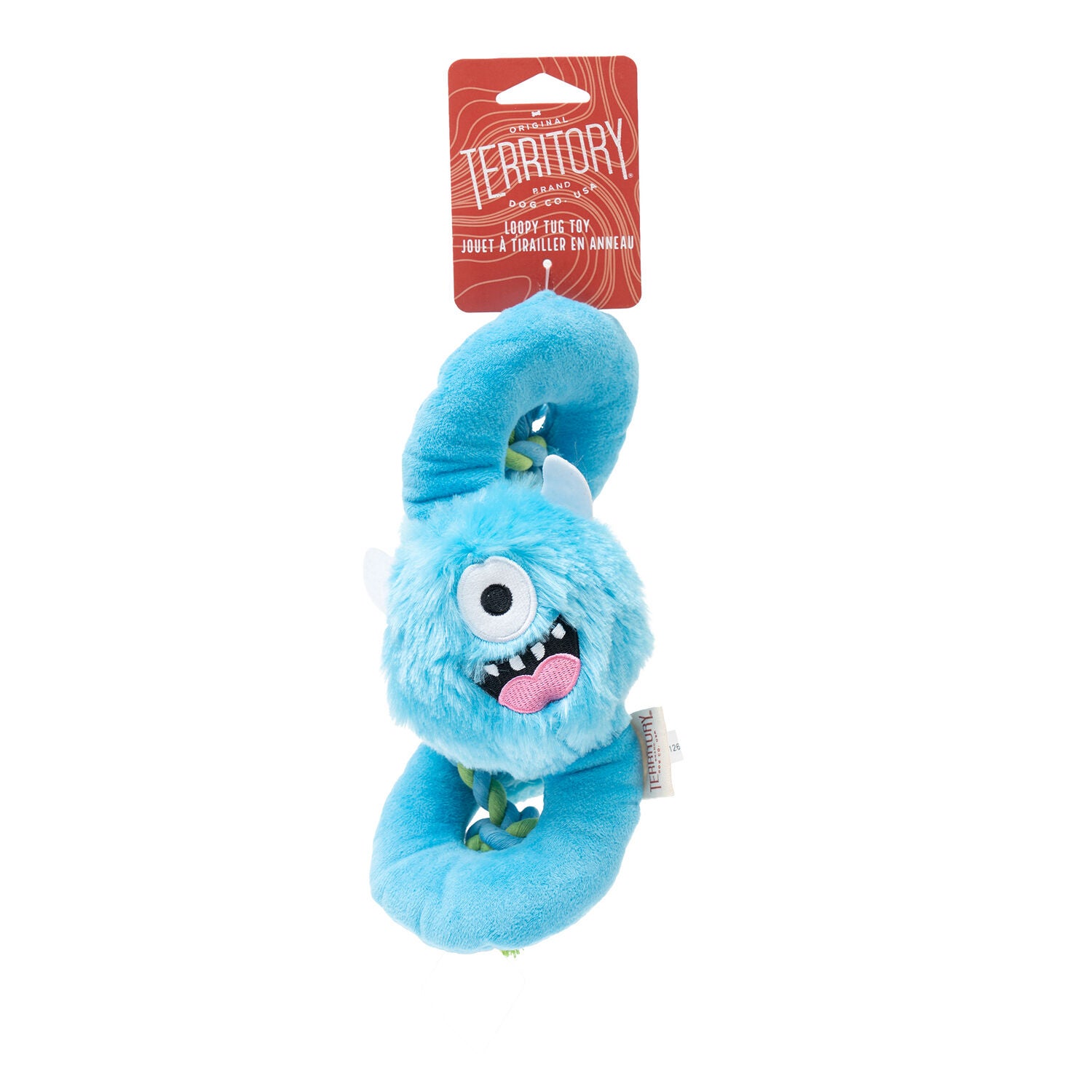 Territory Monster Loopy Squeak & Tug Plush Dog Toy, 20"