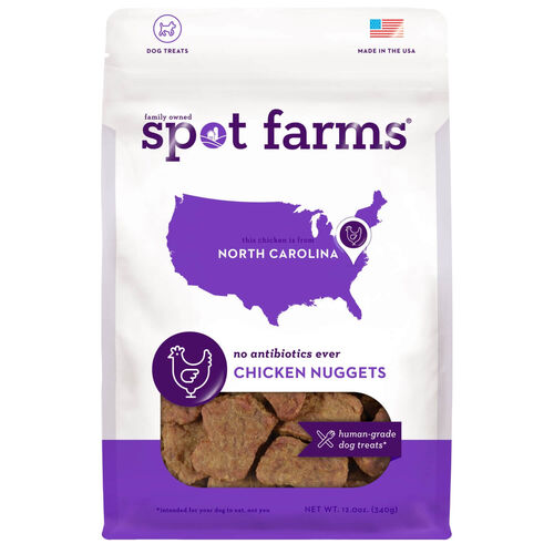 Spot Farms Bite Sized Chicken Nuggets Grain Free Dog Treats