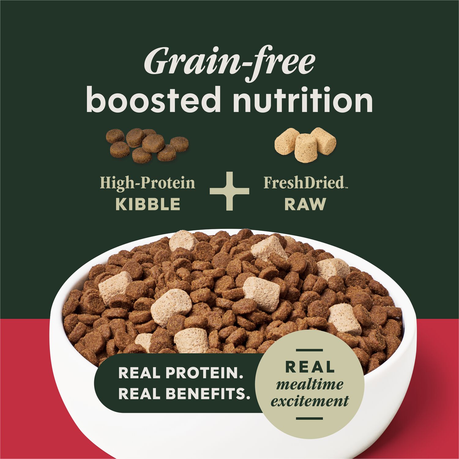 Instinct Raw Boost Grain-Free Recipe With Real Beef Dry Dog Food, 3.5-Lb
