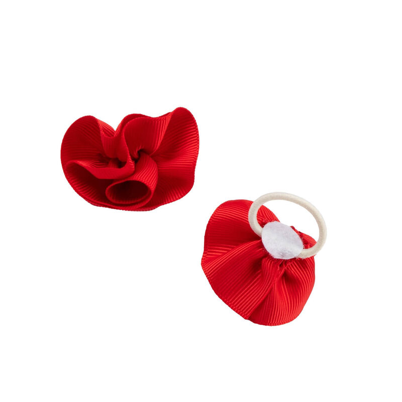 Red Rose Hair Bows image number 2