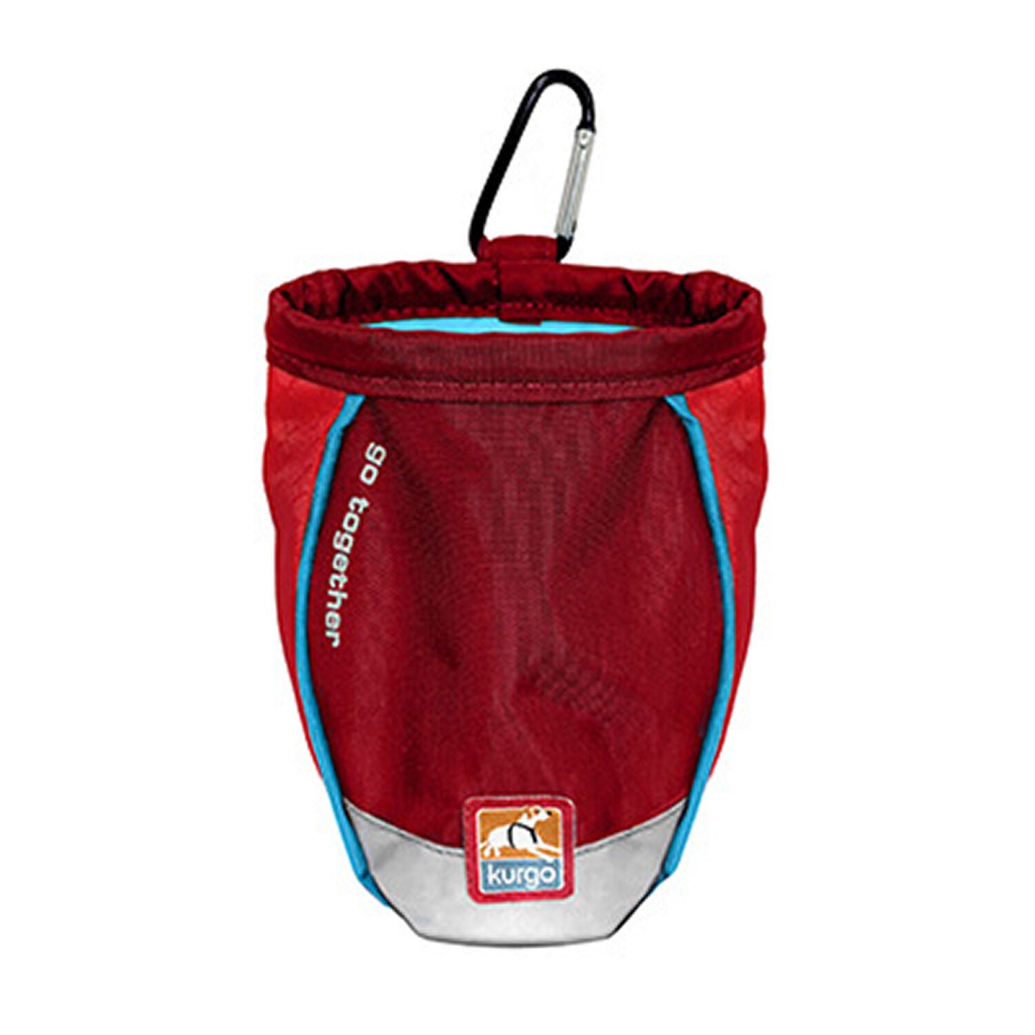 Kurgo Go Stuff It Dog Treat Bag - Chili Red