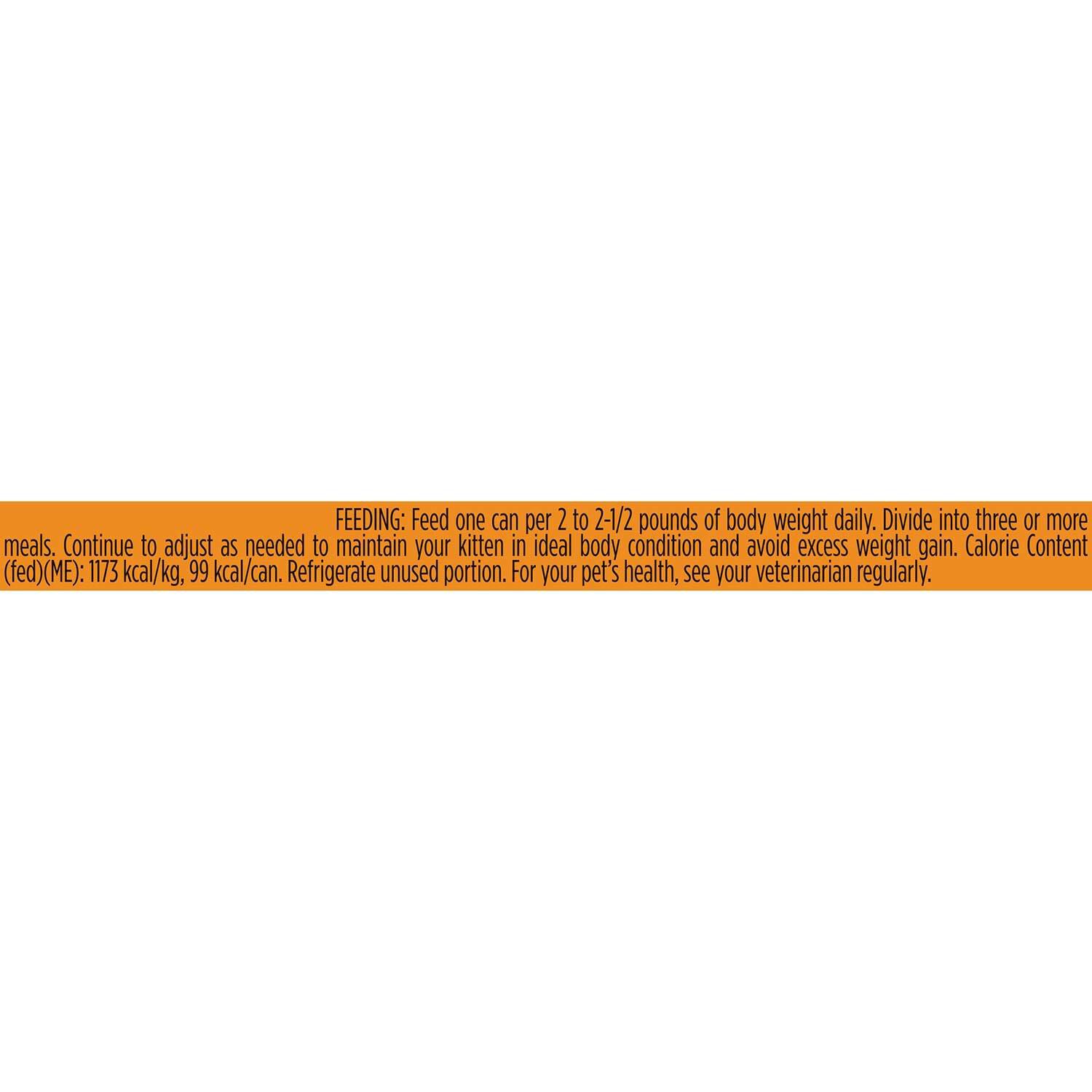 Purina Pro Plan Focus Kitten Classic Chicken & Liver Entree Cat Food, 3-Oz Can Pack Of 24