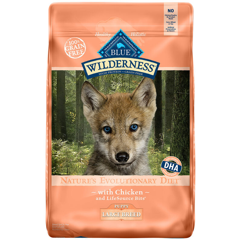 Wilderness Large Breed Chicken Recipe Puppy Dog Food image number 1
