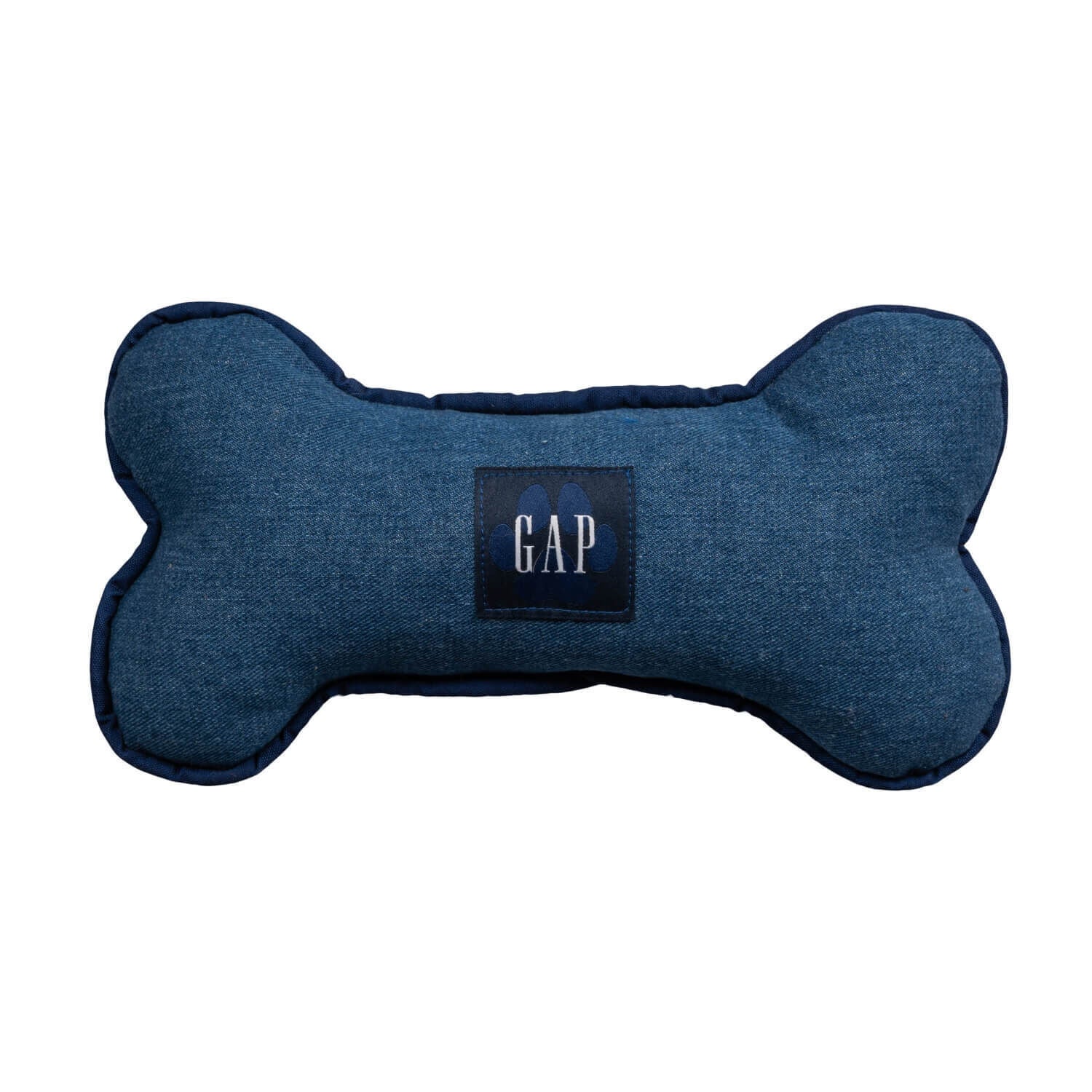 Gap Denim Bone Plush Dog Toy