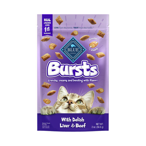 Bursts Filled Liver And Beef Cat Treats