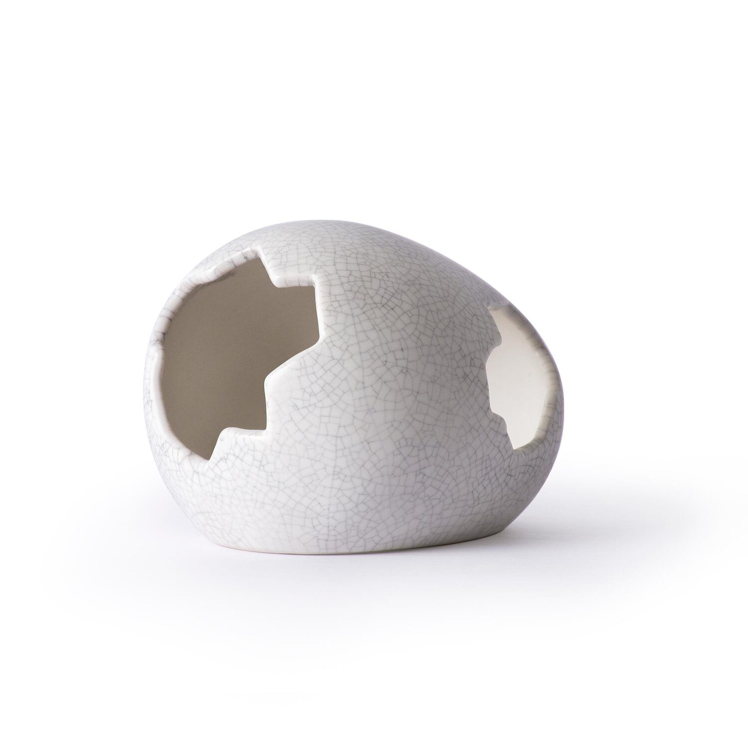 Gal&aacute;pagos Egg Reptile Hideout, Ceramic, Medium, 6 X 5In