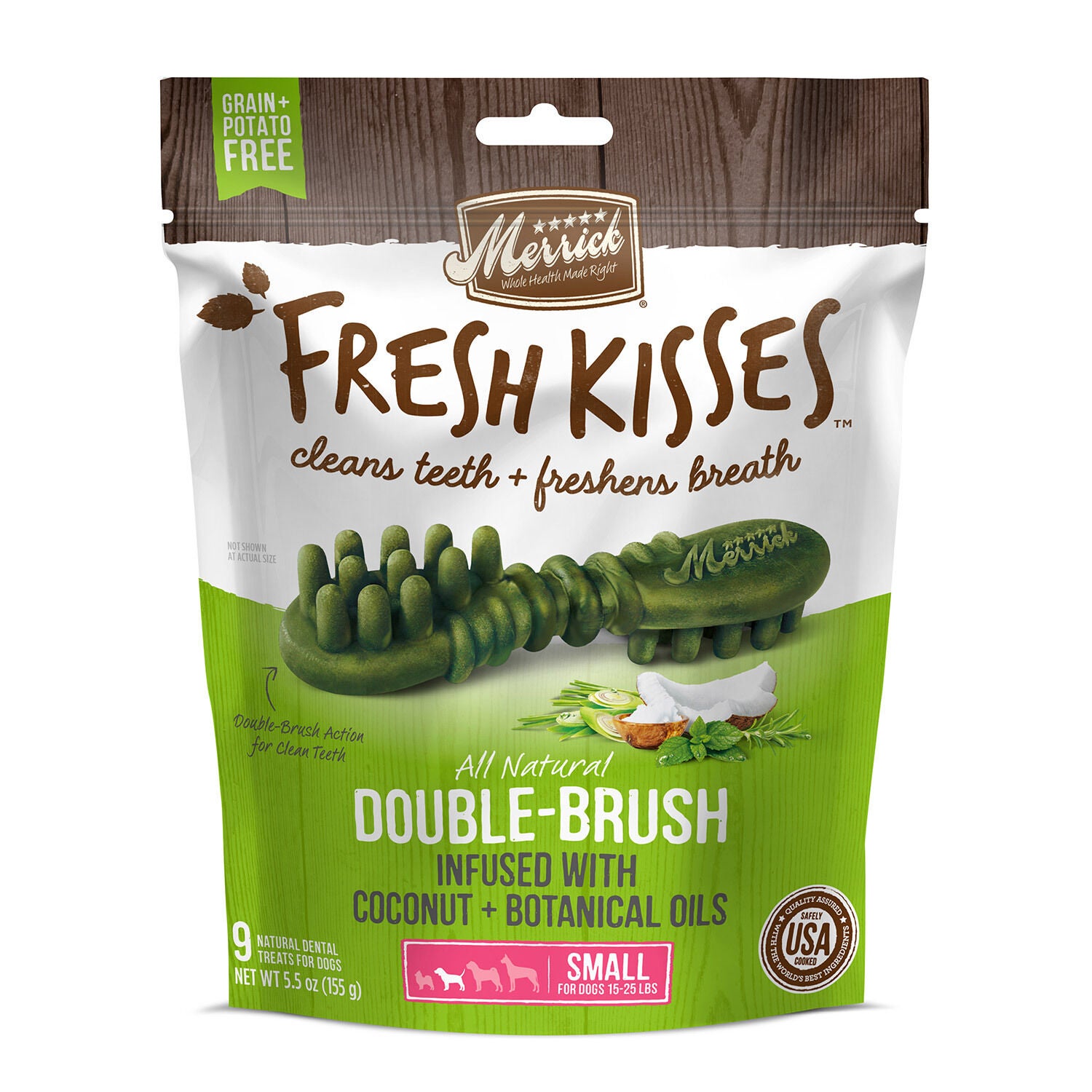 Fresh Kisses Coconut + Botanical Oils Small Dog Treats