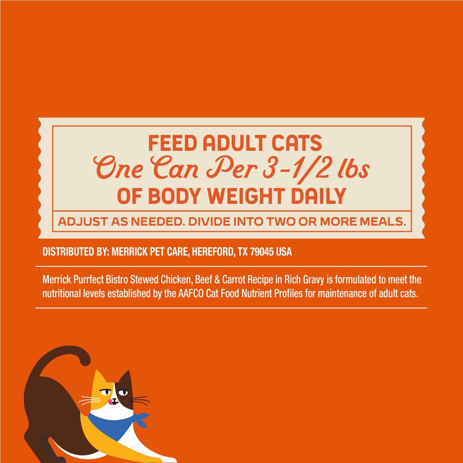 Merrick Purrfect Bistro Stewed Chicken, Beef And Carrot Recipe Wet Adult Cat Food In Gravy, 3 Oz. - 24 Pack