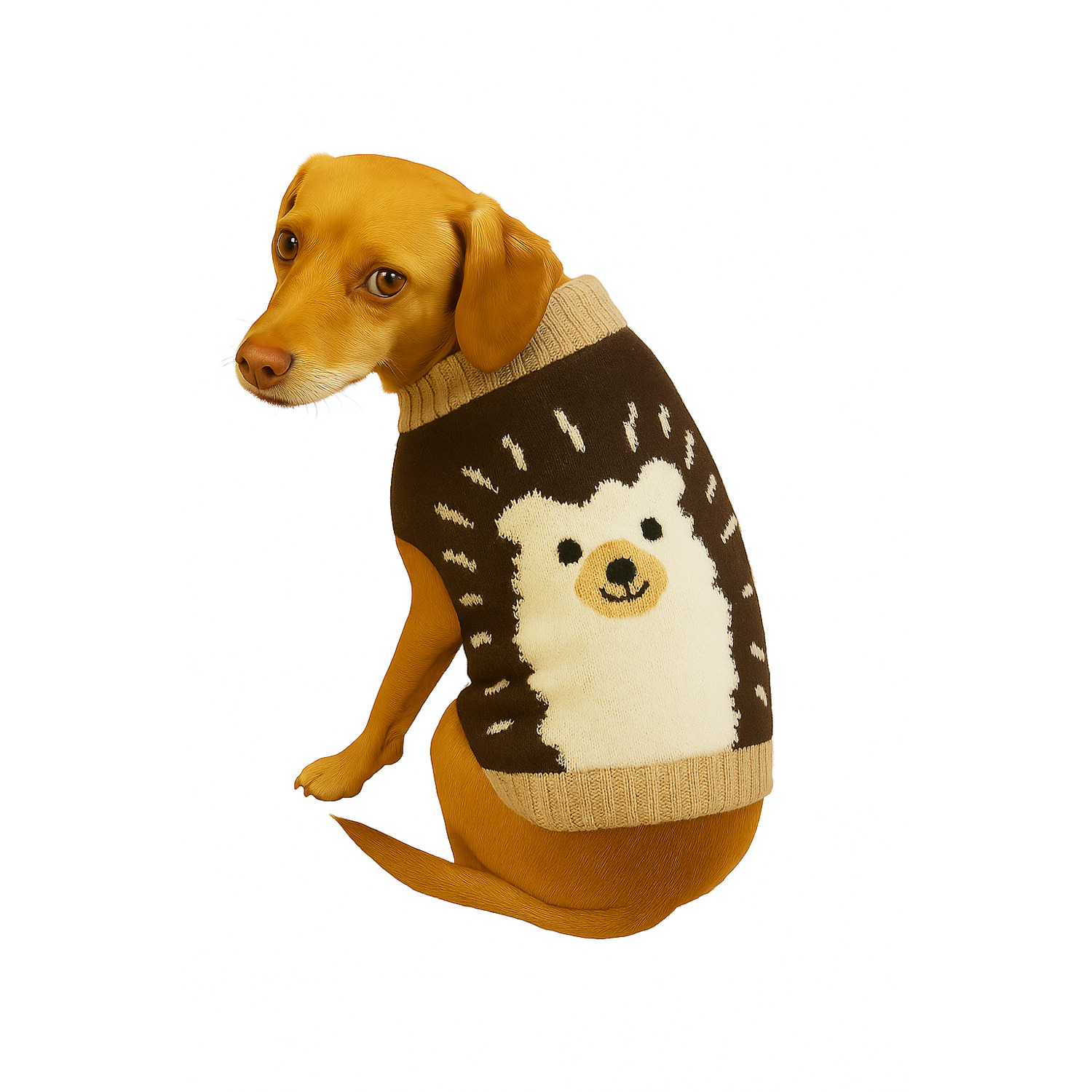 Simply Dog Fuzzy Hedgehog Dog Sweater