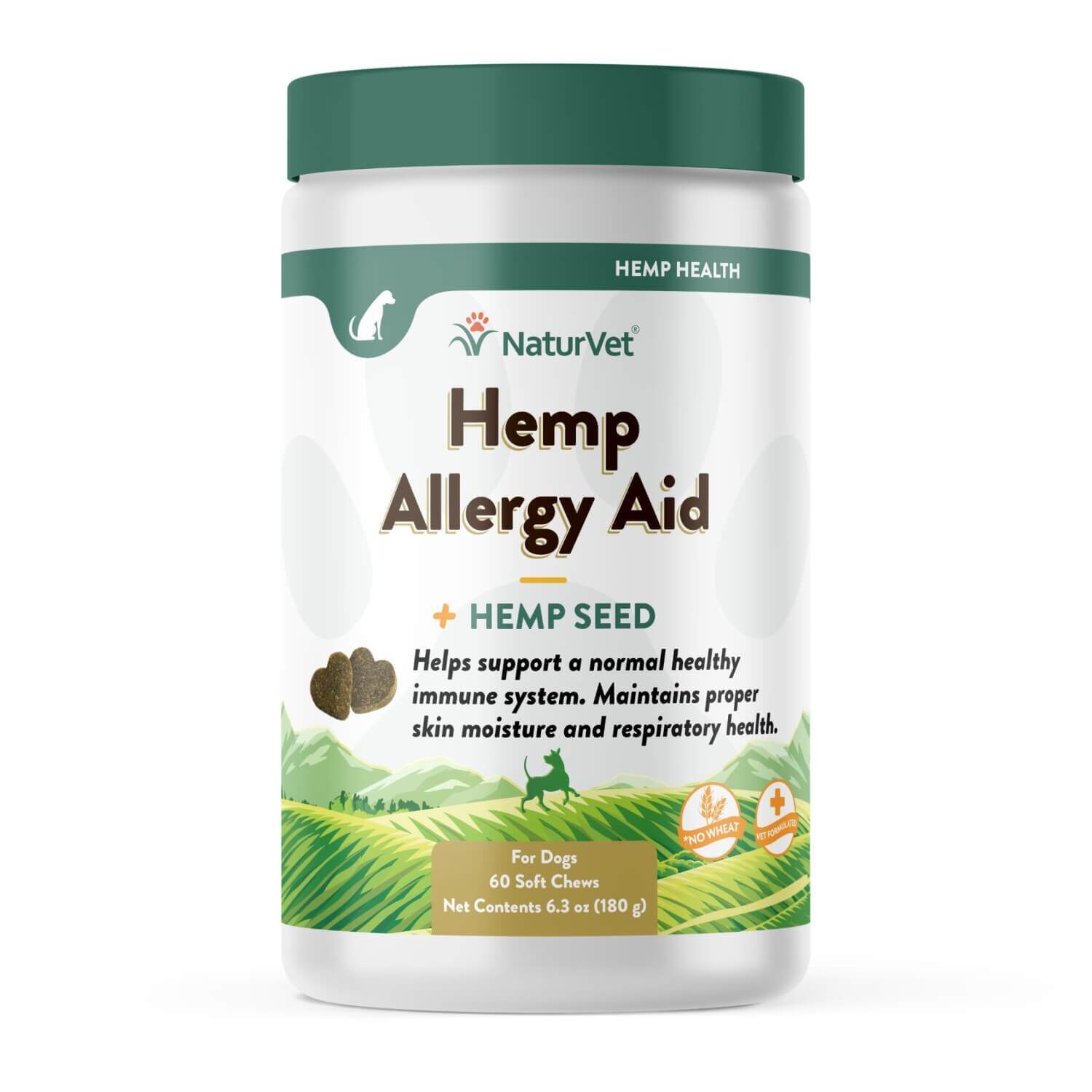 Naturvet Hemp Allergy Aid Soft Chews For Dogs