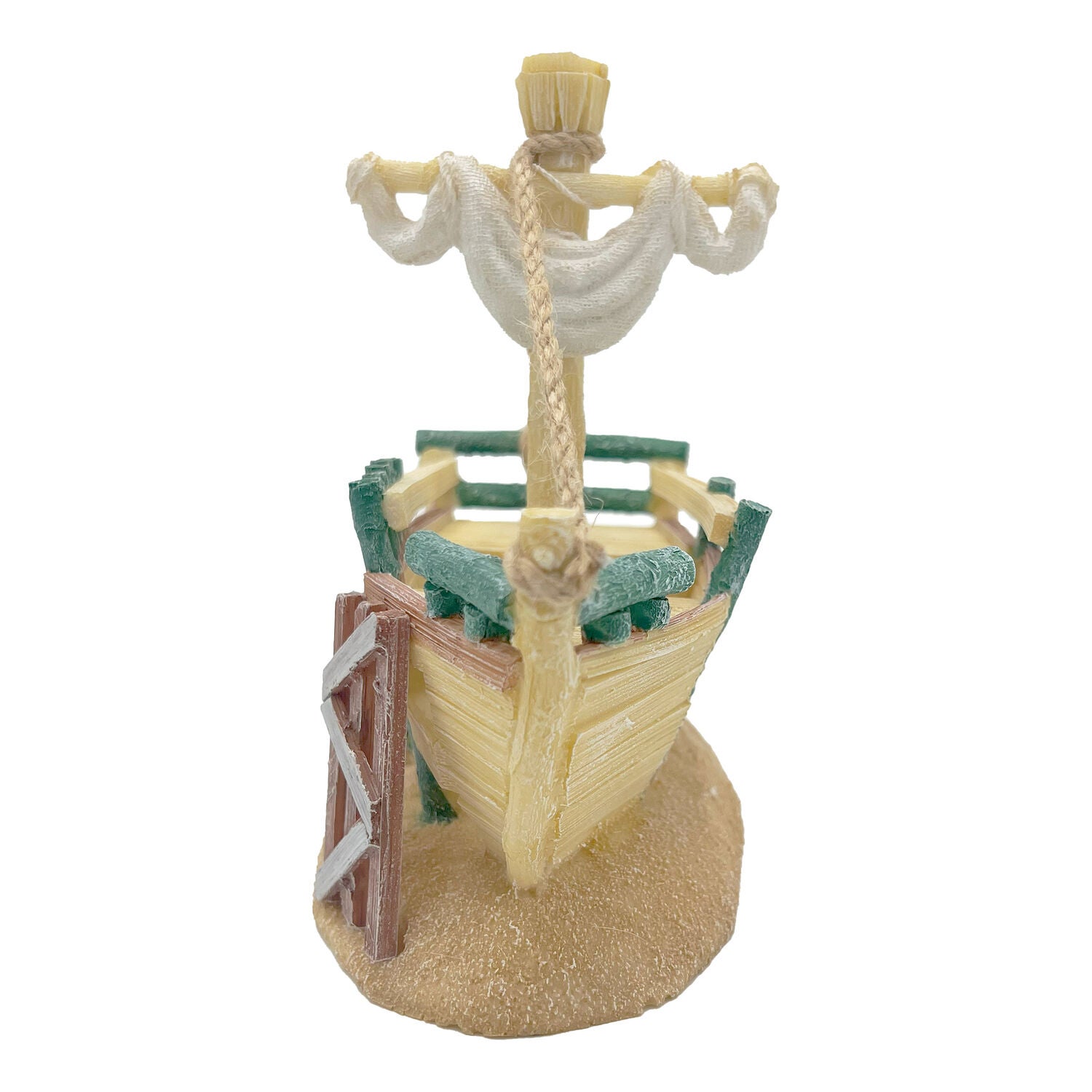 Penn-Plax Tide & Treasure Sunken Ship Aquarium Decor &ndash; Large