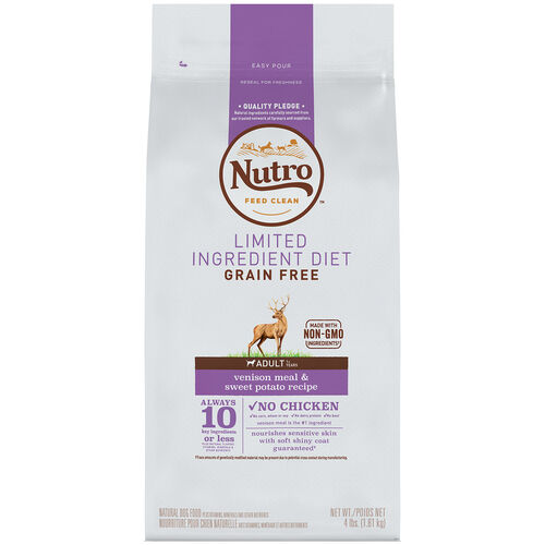Nutro Limited Ingredient Diet Adult Venison Meal & Sweet Potato Recipe Dog Food