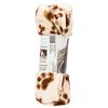 Spot Snuggler Bones & Paws Cat & Dog Blanket, Cream, 4﻿0 X 60