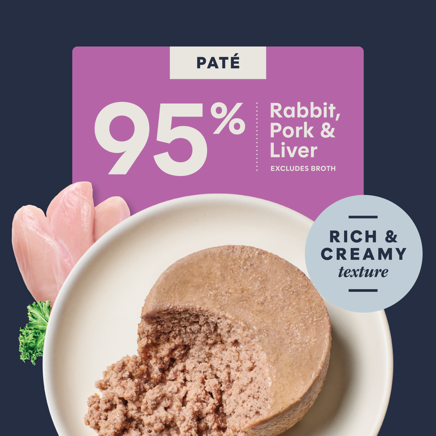 Instinct Original Grain-Free Real Rabbit Recipe Pate Wet Cat Food, 3-Oz Can