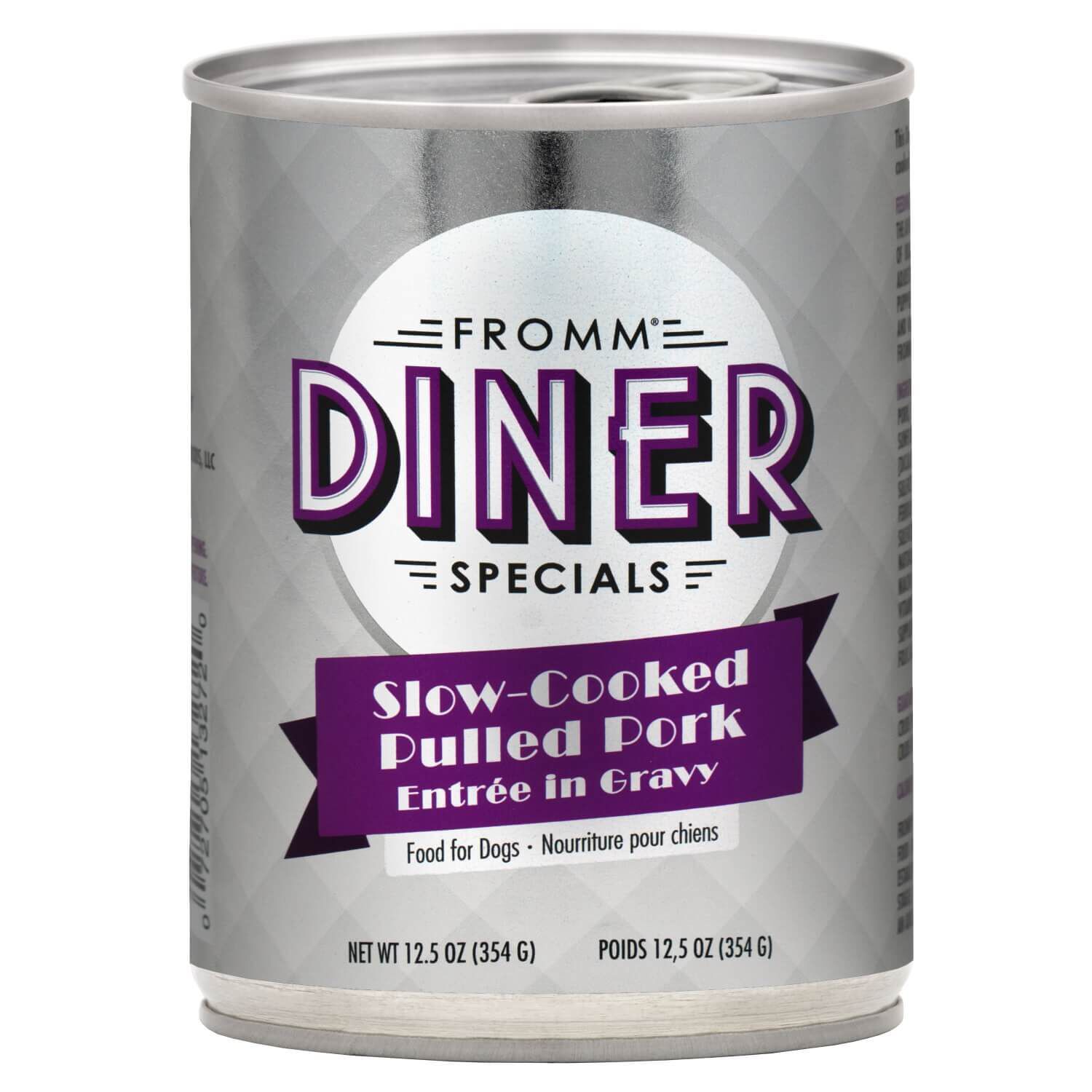 Fromm Diner Specials Slow-Cooked Pulled Pork Entr&eacute;e In Gravy Food For Dogs 12.5 Oz