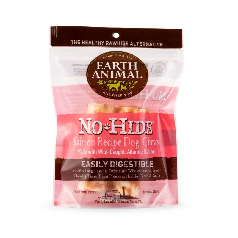 No Hide Wild Caught Salmon Natural Rawhide Alternative Dog Chews 2 Pack image number 2