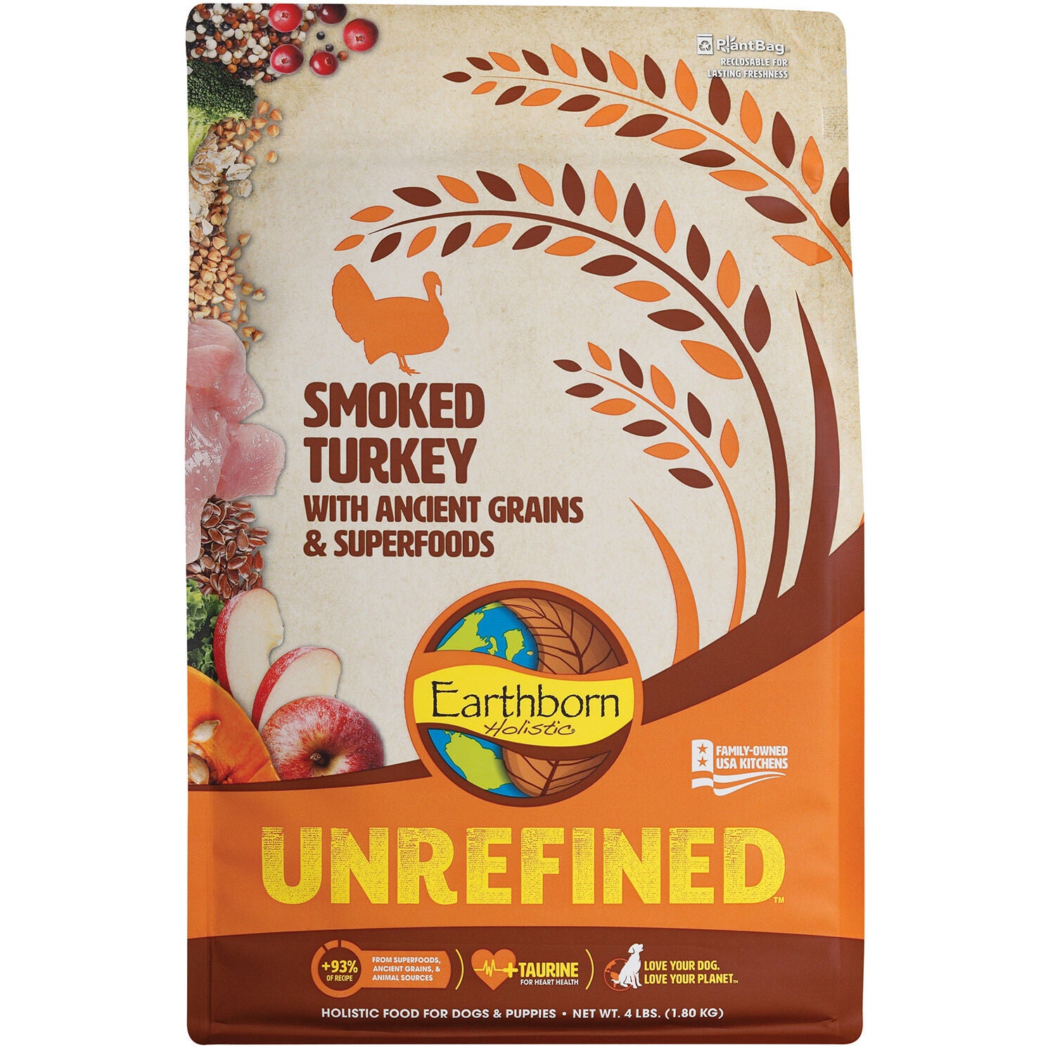 Unrefined Smoked Turkey With Ancient Grains Superfoods Dog Food