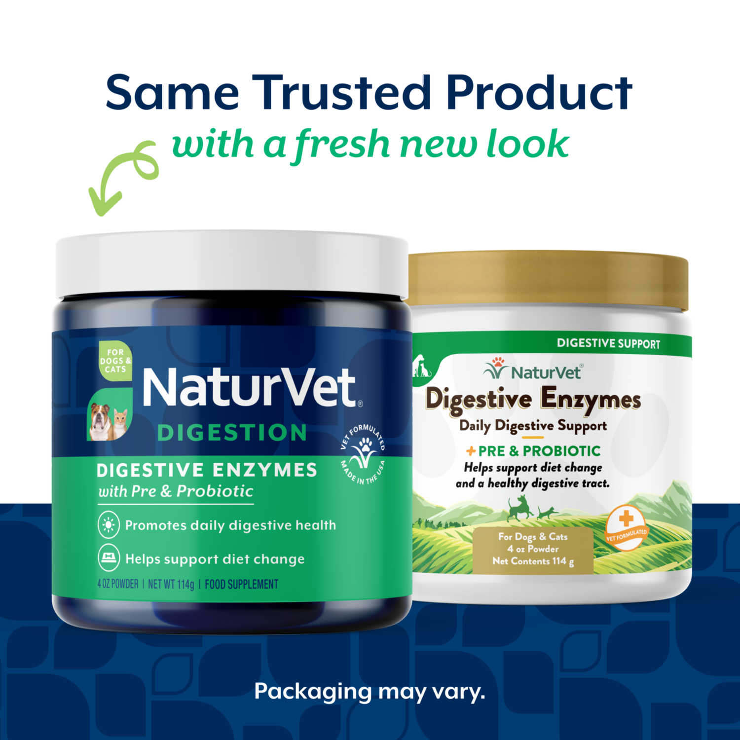 Naturvet Digestive Enzymes Plus Pre & Probiotics Powder Supplement For Dogs & Cats