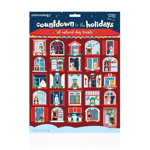 Petknowledgy Countdown To The Holidays Dog Treat Advent Calendar