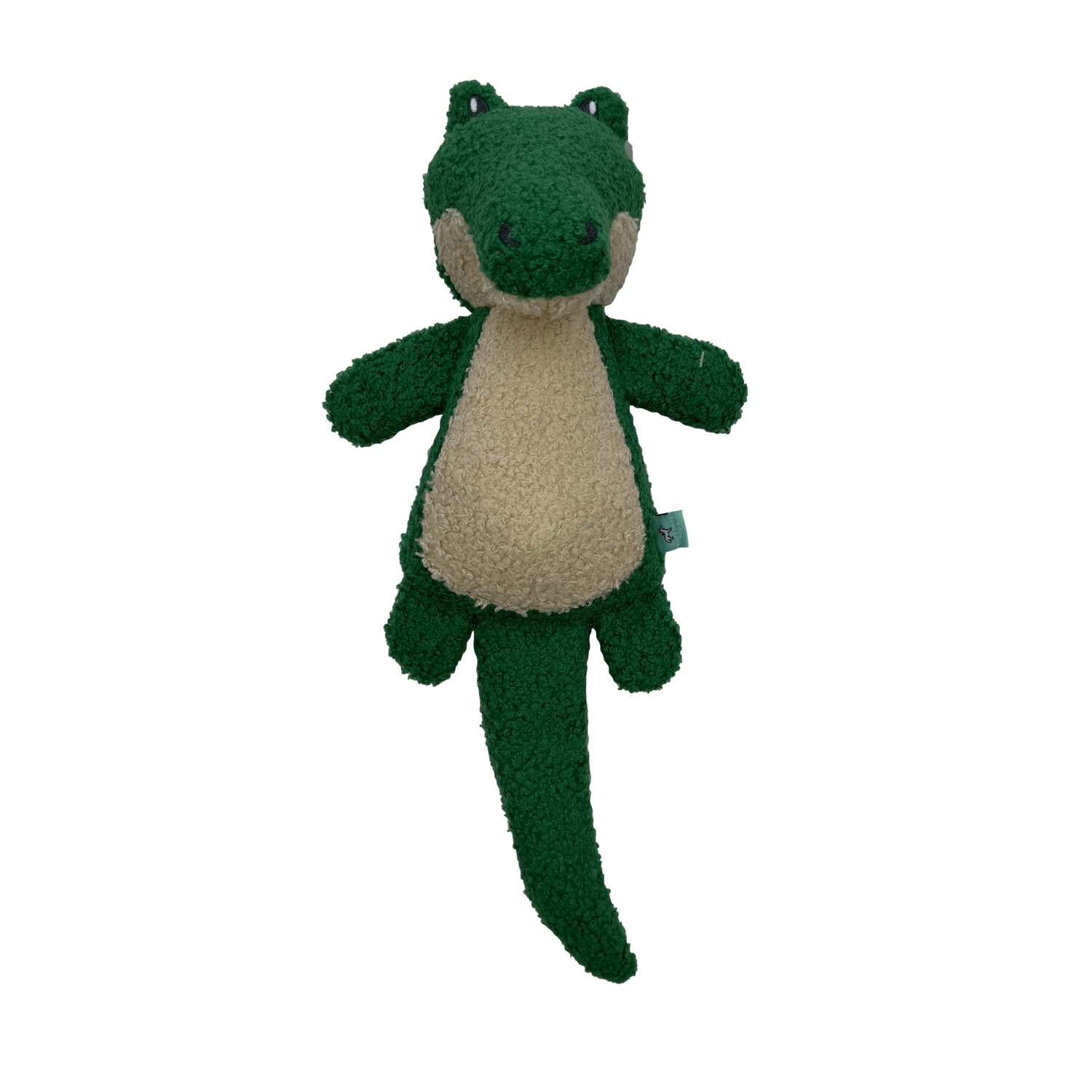 #Bff Tufflove Alligator Durable Plush Dog Toy, Green, Small