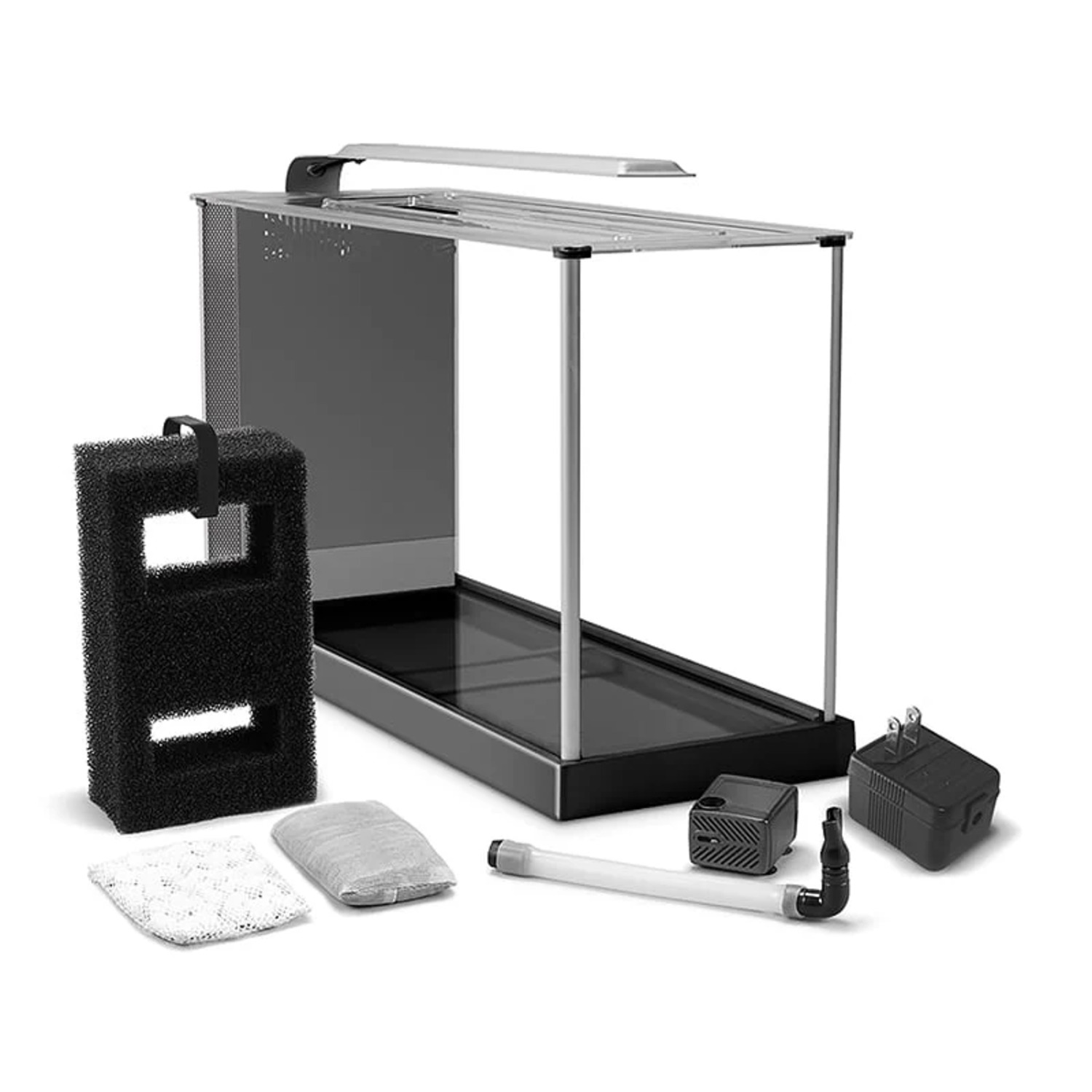 Fluval Spec Desktop Fish Aquarium Kit, 5 Gallon - Black