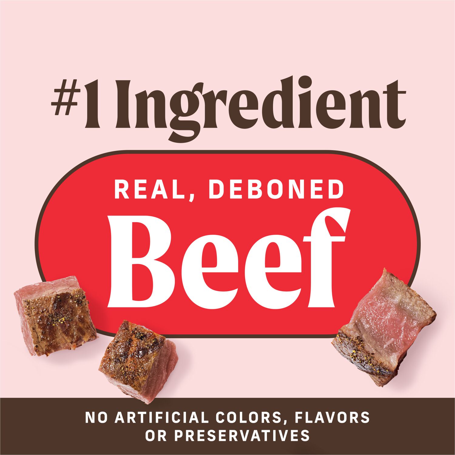 Merrick Power Bites Soft And Chewy Beef Recipe Training Dog Treats, 6-Oz Bag