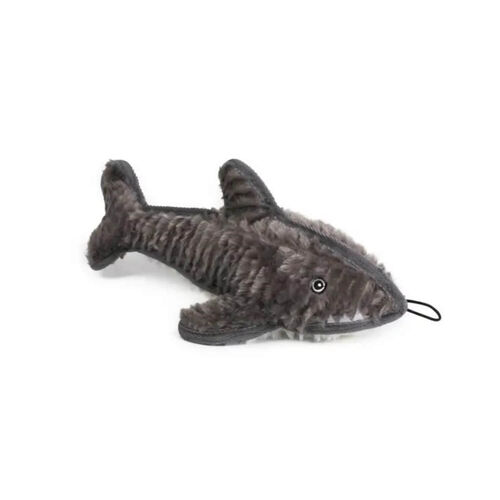 Steeldog Ruffian Swimmer Durable Plush Squeaky Dog Toy - Shark