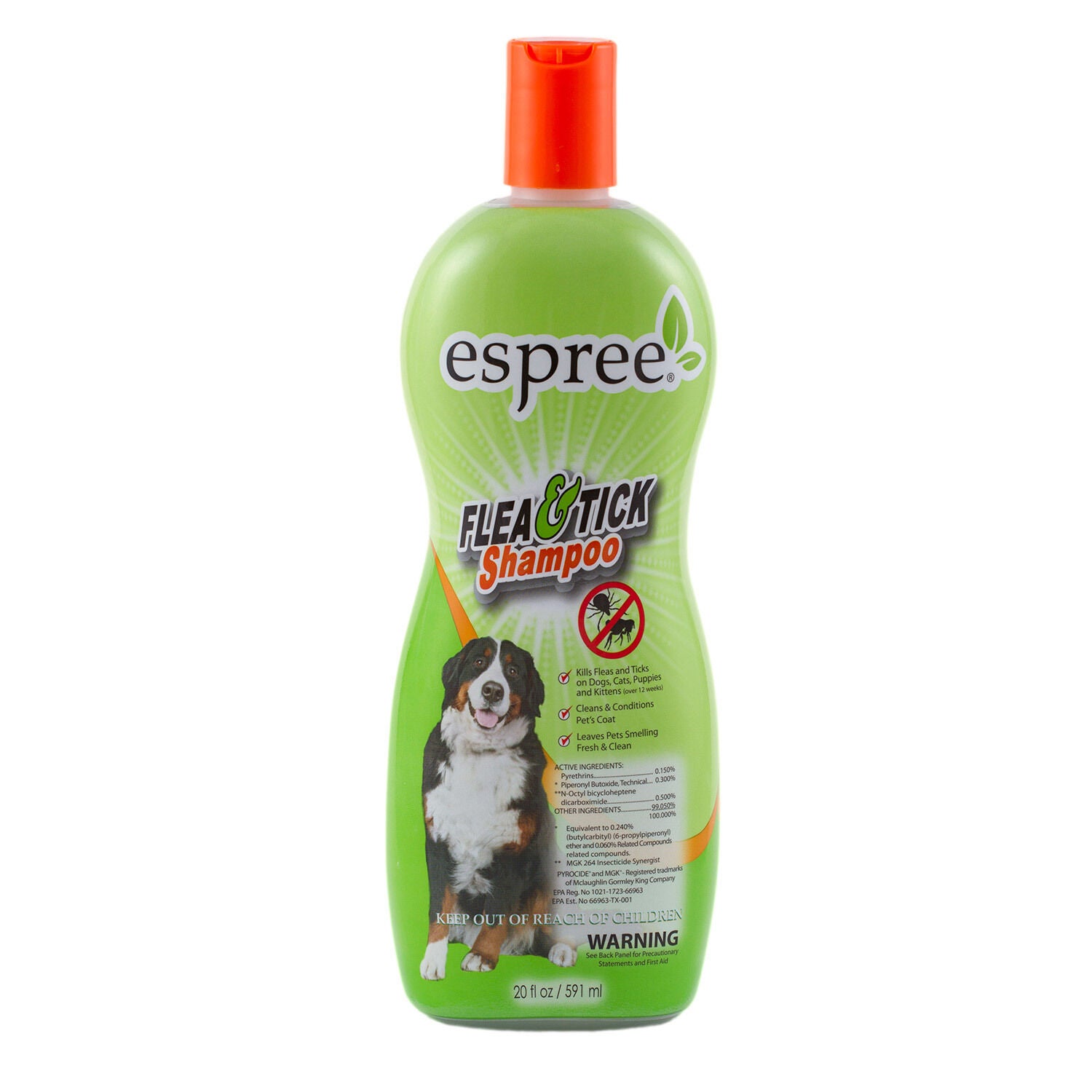Fresh and clean flea on sale and tick dog shampoo