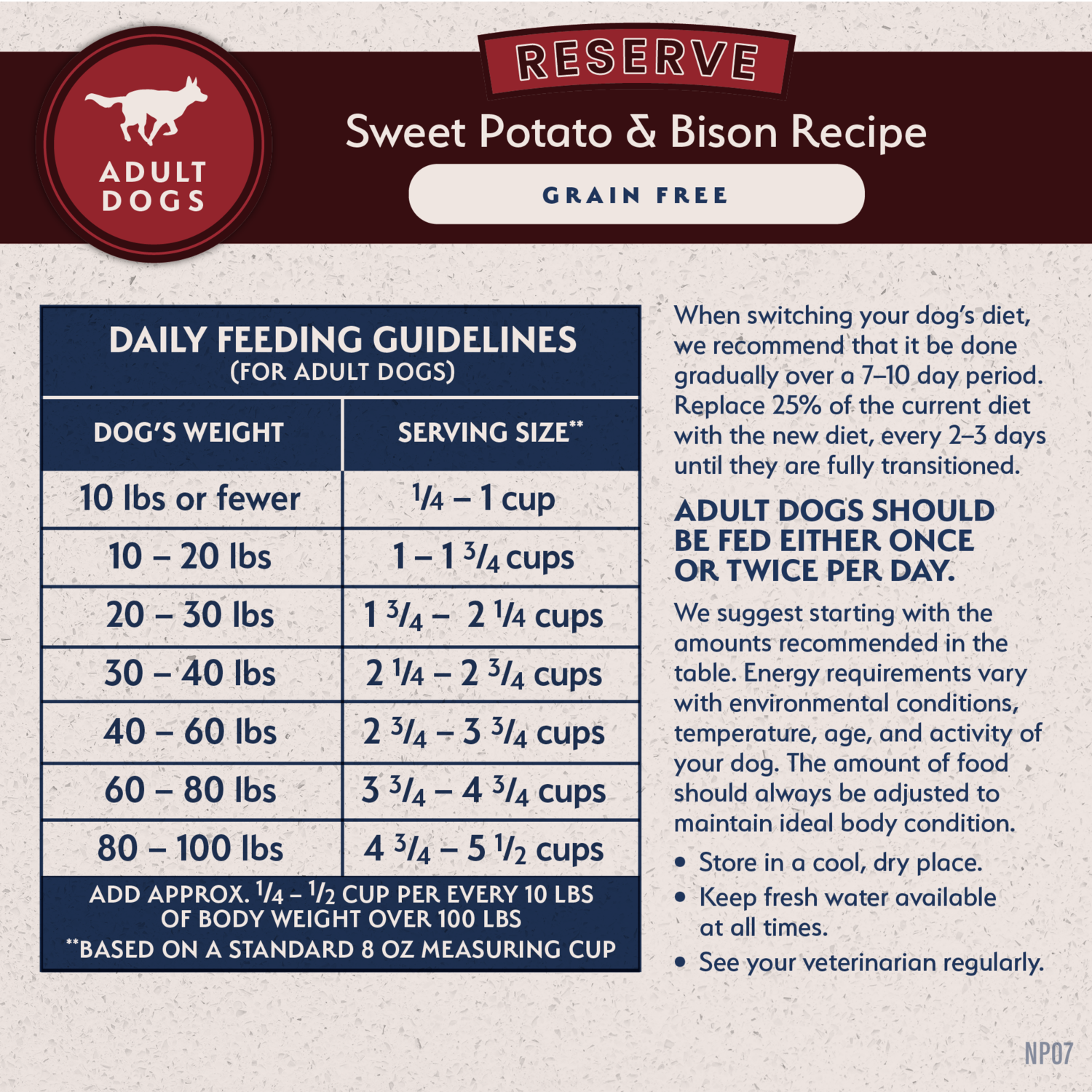 Natural Balance Limited Ingredient Reserve Grain Free Dry Dog Food, Sweet Potato & Bison Recipe, 22-Lb Bag