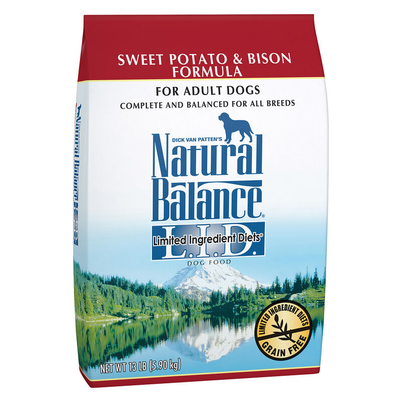 Natural Balance L.I.D. Limited Ingredient Diets Grain Free Sweet Potato & Bison Formula Dog Food image number 2