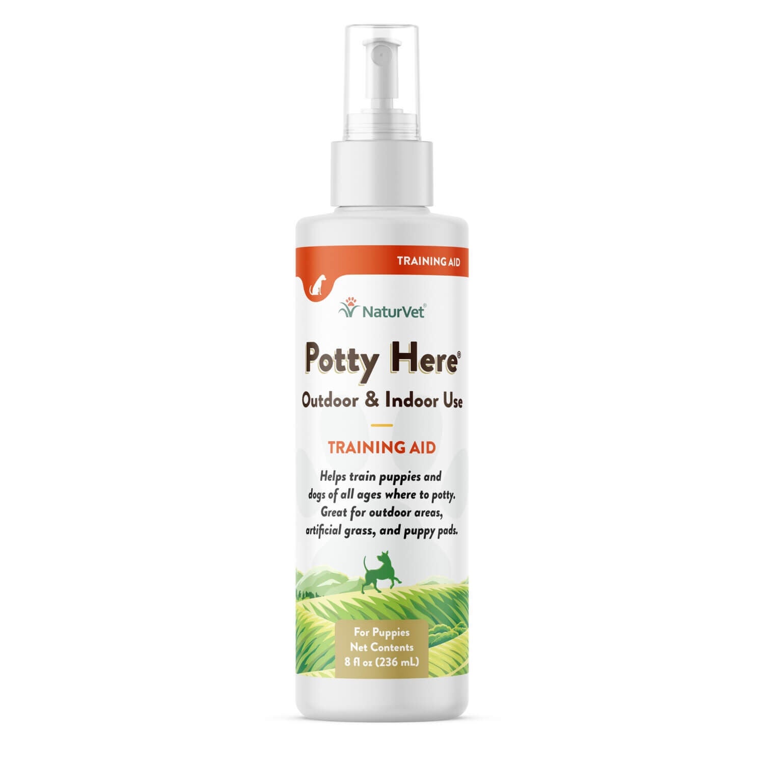 Potty Here Training Aid Spray For Outdoor And Indoor Use 8oz Pet Supermarket