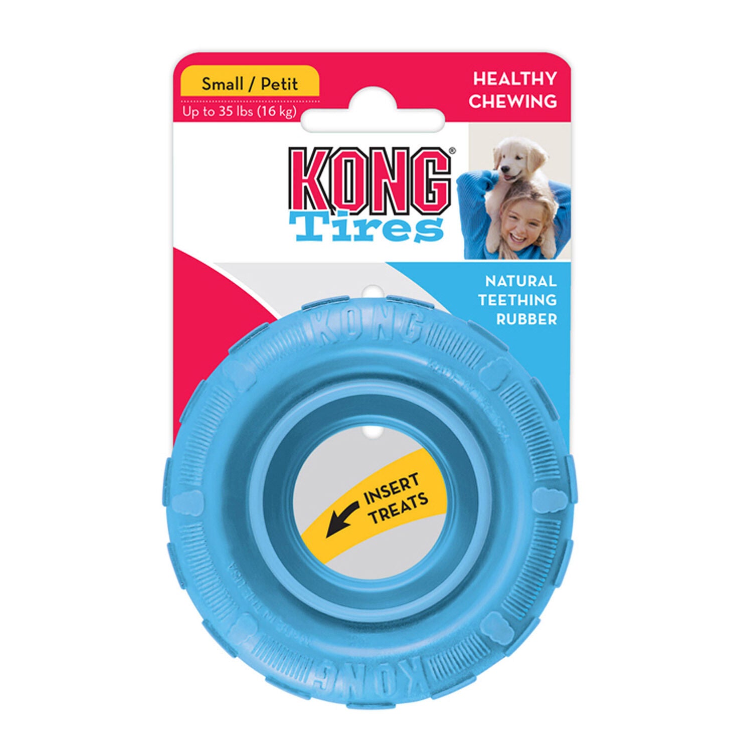 Kong Puppy Soft Rubber Tires Dog Chew Toy