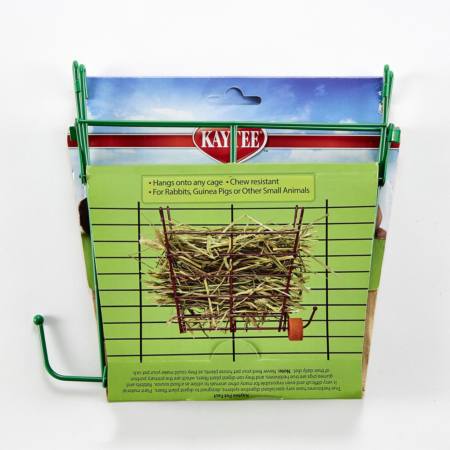 Kaytee Hay Manger With Salt Spool Hanger Small Animal Feeder