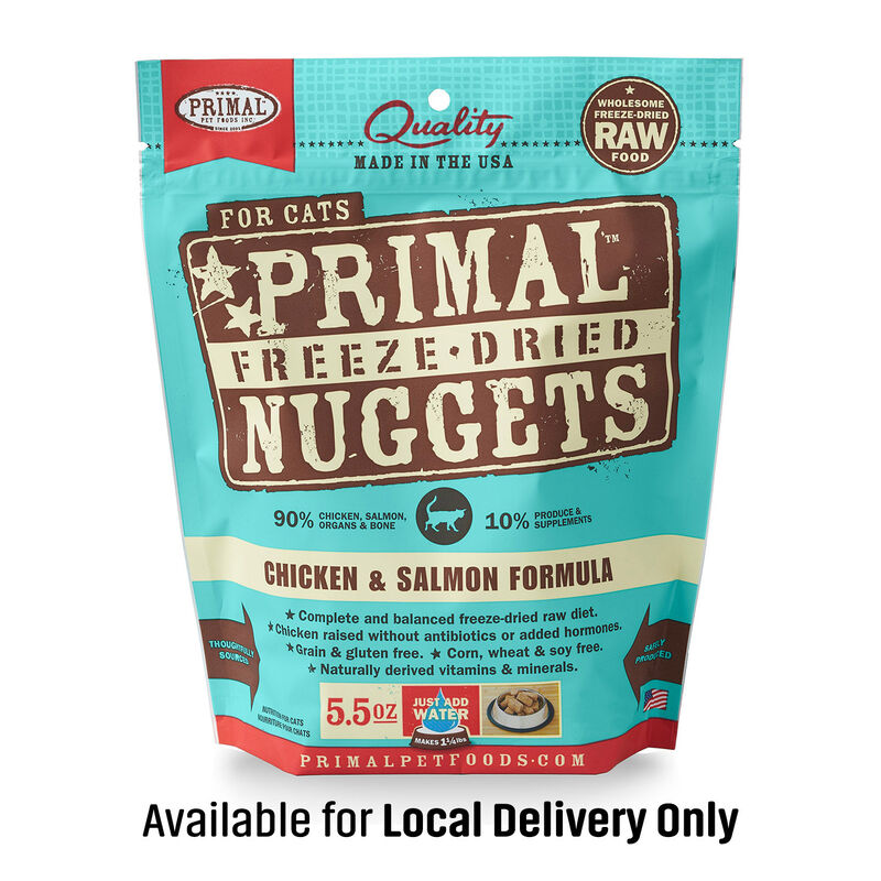 Freeze Dried Nuggets Chicken & Salmon Formula Cat Food image number 1