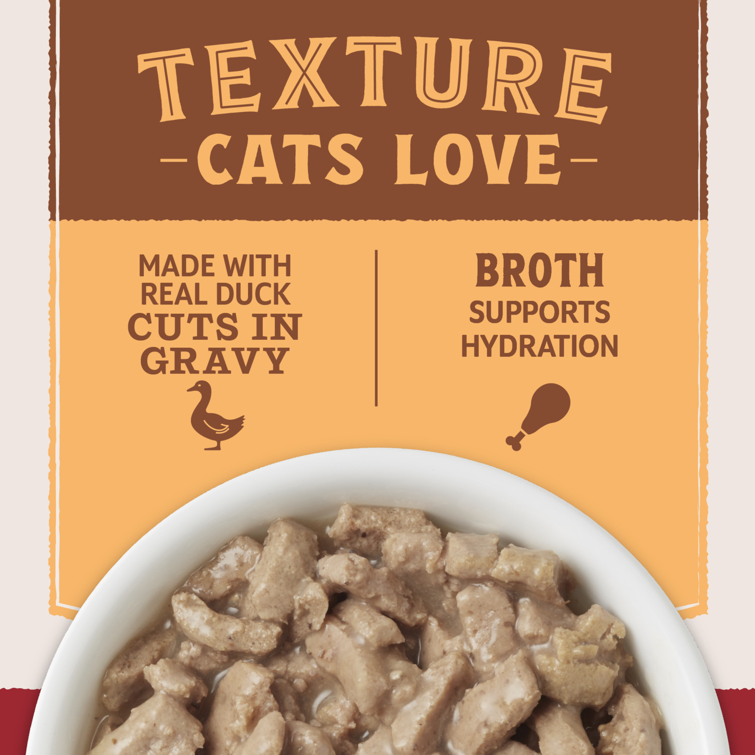 Natural Balance Ultra Protein Wet Cat Food, Real Duck Recipe With Protein-Rich Organs Cuts In Gravy, 2.7-Oz.