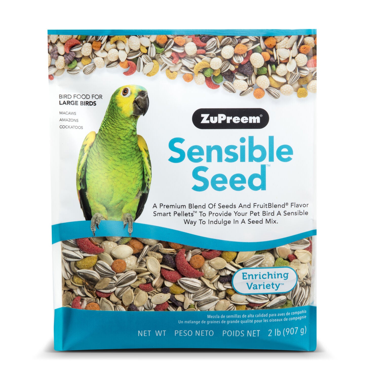 Zupreem Sensible Seed For Large Birds Bird Food