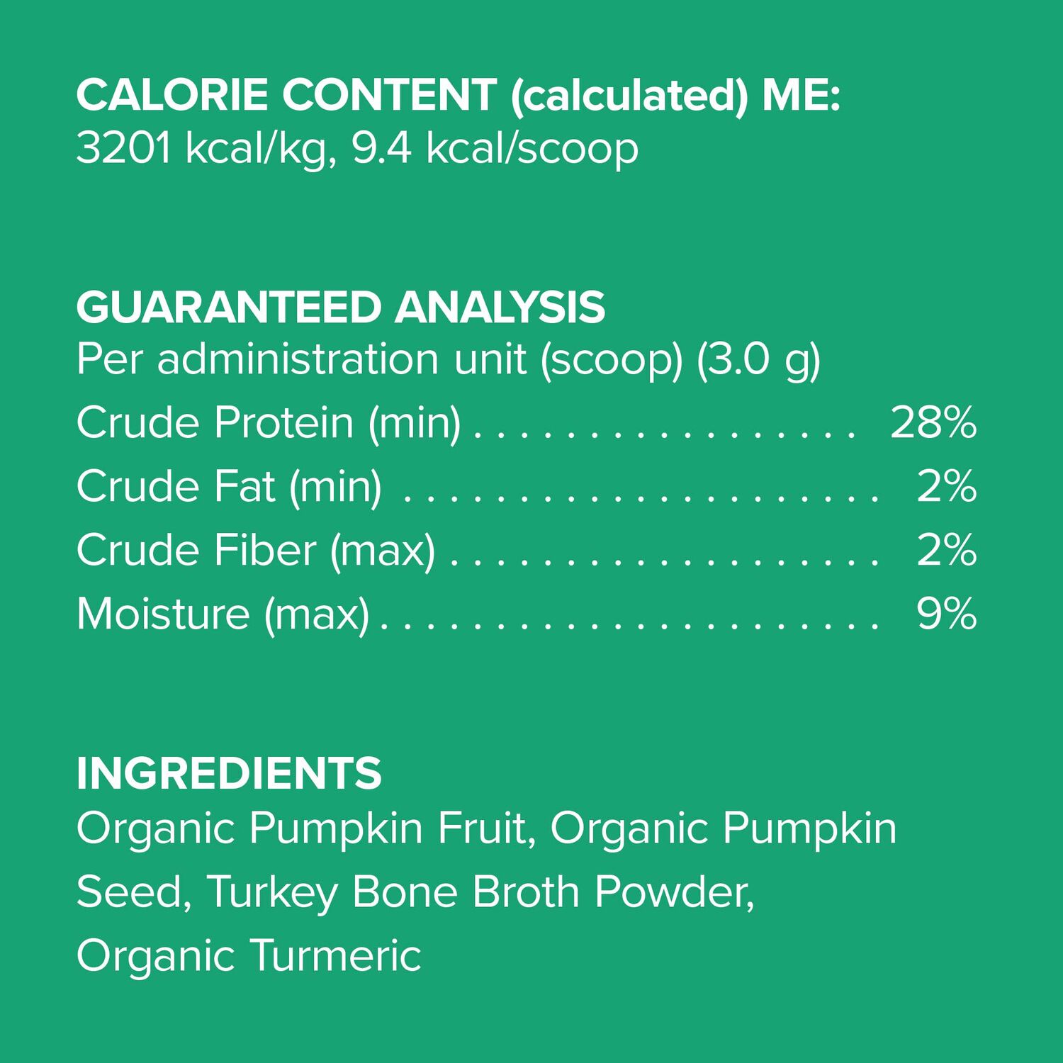 Dr. Marty Better Life Boosters Pumpkin Blend Dog Supplement, 3.17-Oz