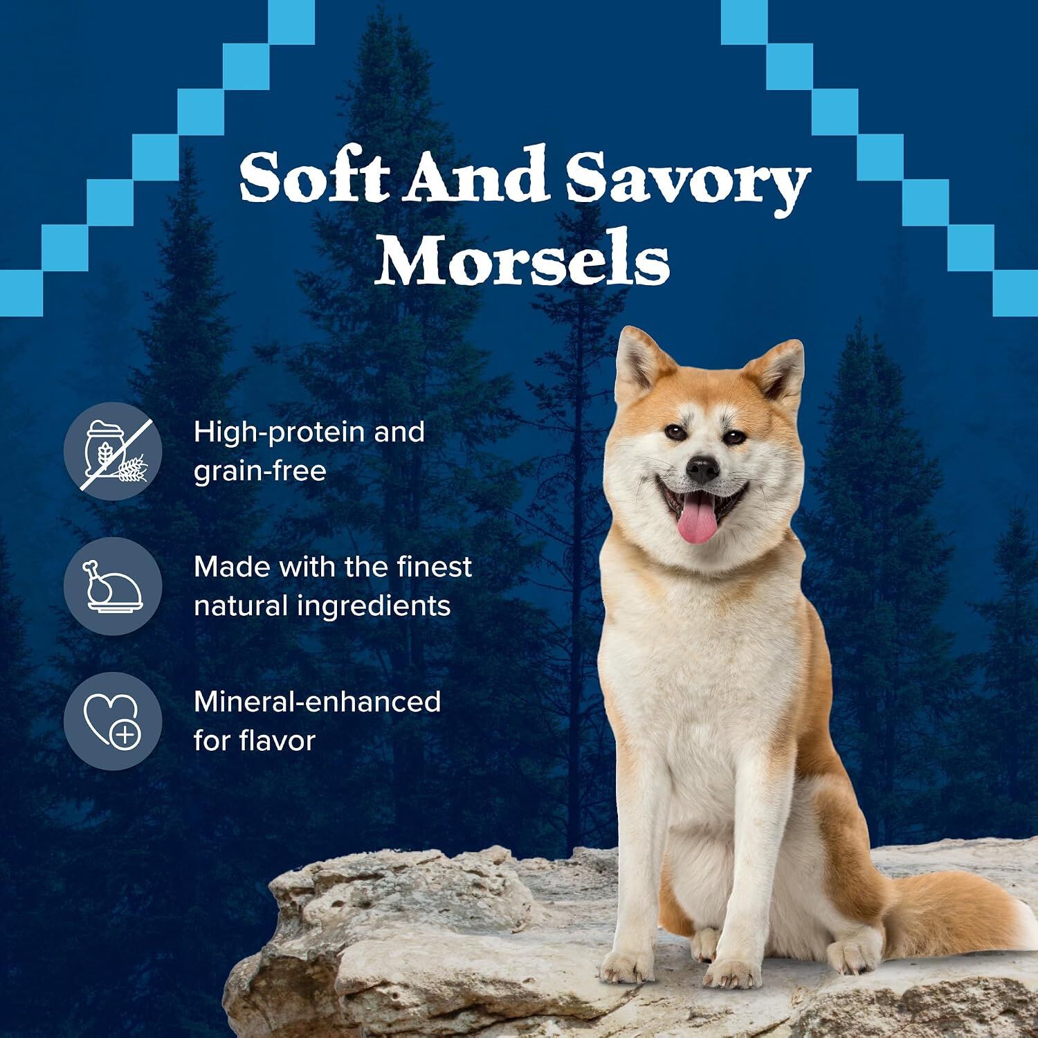 Blue Buffalo Wilderness Trail Treats Wild Bits Grain-Free Dog Treats, Chicken Recipe, 4-Oz Bag