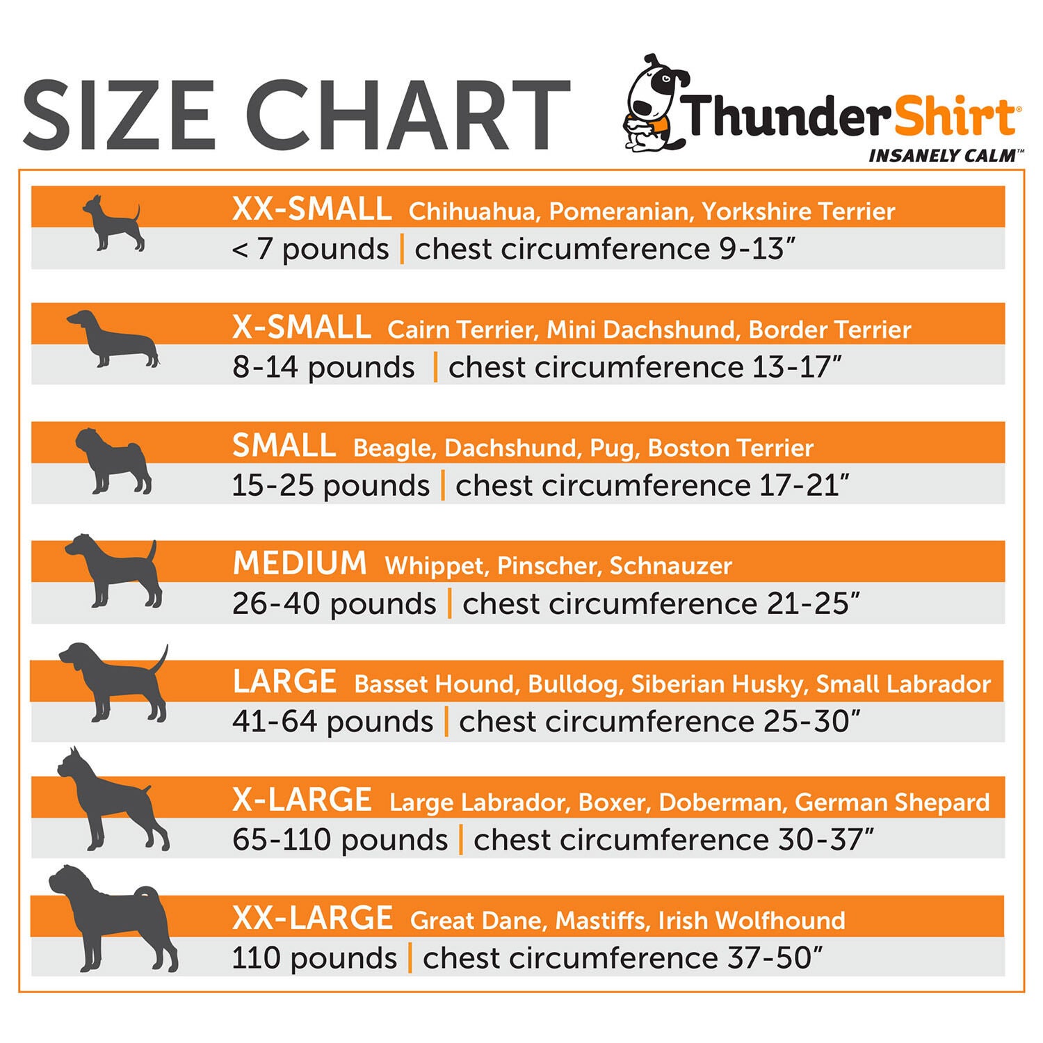 Thundershirt Anxiety Relief Dog Vest, Gray