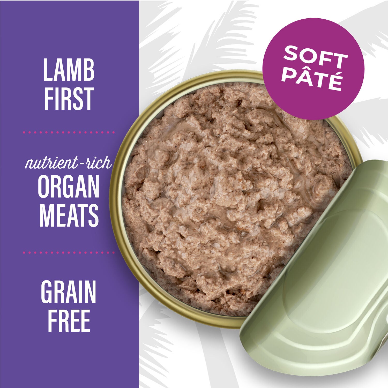 Tiki Cat After Dark Pate Wet Cat Food Lamb & Beef Liver 3-Oz. Can